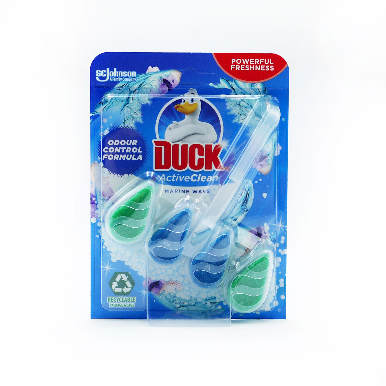 Duck Active Clean Toilet Rimblock Marine 38.6g Duck Active Clean Toilet Rimblock Marine 38.6g